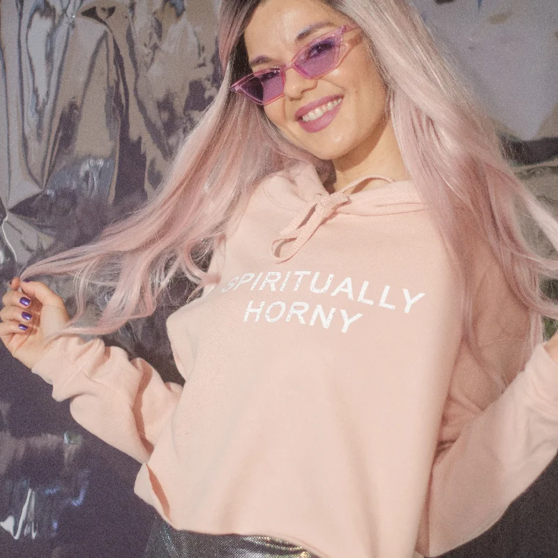 Today's Special Spiritually Horny Cropped Hoodie