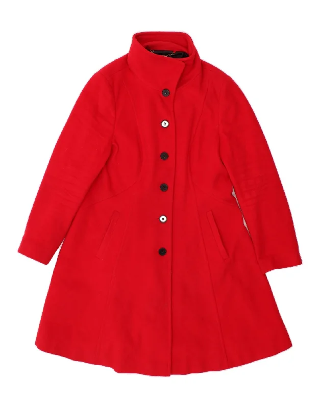 Weekend Bargains to Grab LAURA ASHLEY Womens Overcoat UK 18 XL Red Wool