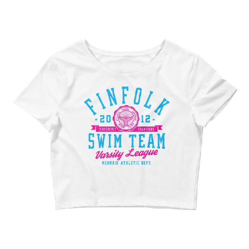 Limited Availability Finfolk Swim Team Crop Tee
