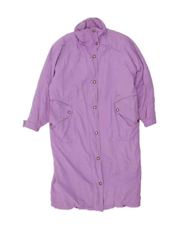 Deal Mania HEAD Womens Oversized Windbreaker Coat UK 16 Large  Purple Polyester