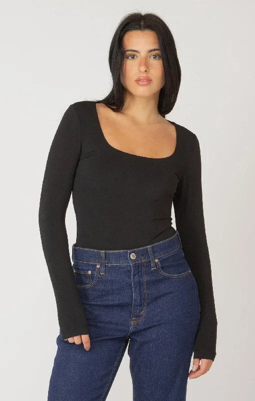 Doorbuster Deal LS Squareneck Top