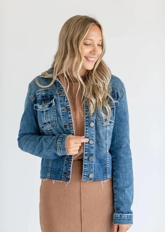 Special Buy Kara Dark Wash Denim Jacket - FINAL SALE