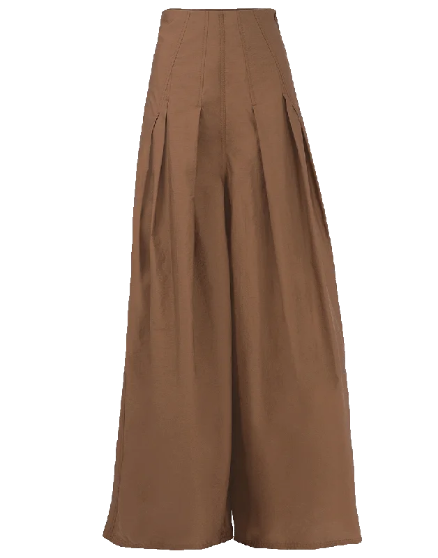 Weekend Savings Bonanza Crispy Cotton Pleated Skirt Pant