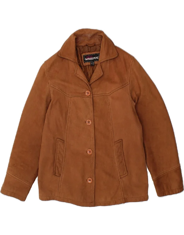 Super Sale GIORGIO MOBIANI Womens Oversized Leather Jacket UK 10 Small Brown Leather Super Sale GIORGIO MOBIANI Womens Oversized Leather Jacket UK 10 Small Brown Leather