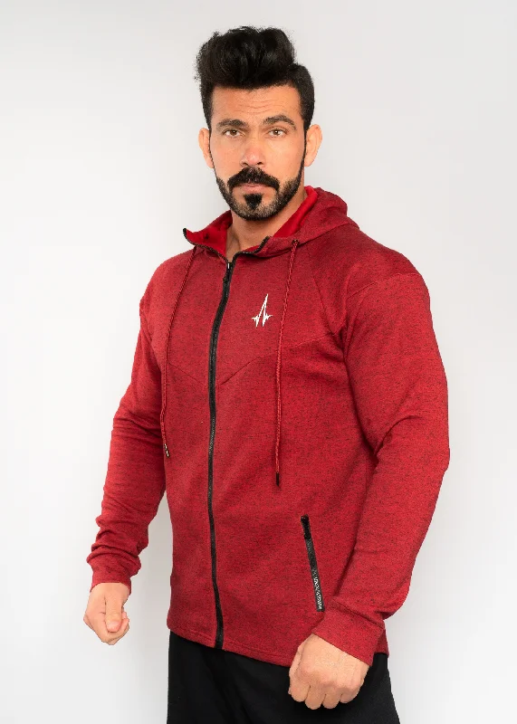 Maroon Storm Breaker Hoodie