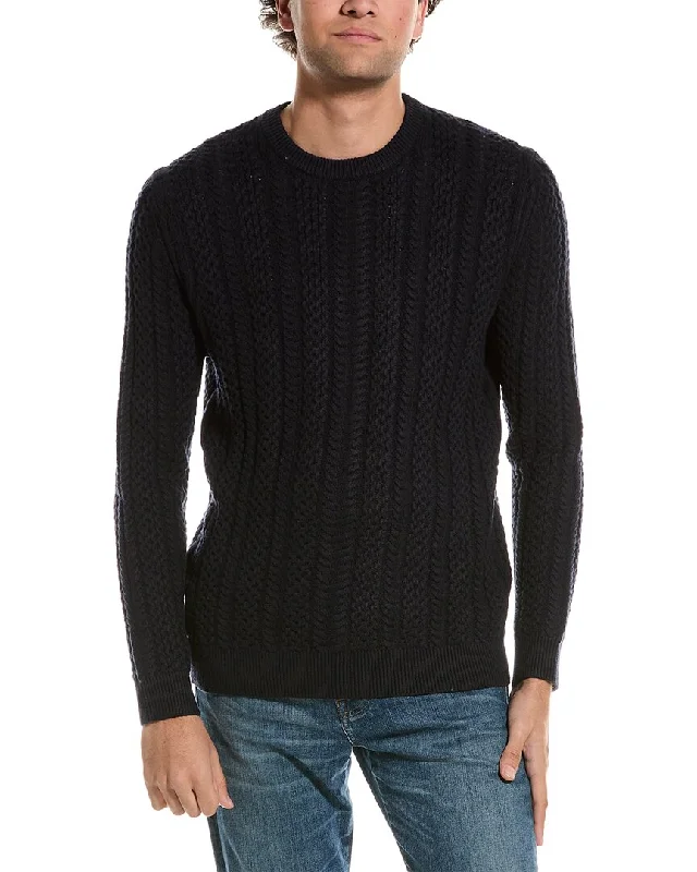 Reiss Arlington Slim Fit Cable Knit Wool-Blend Sweater