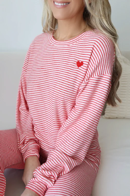 Can't Beat Bisous Stripe Long Sleeve Top