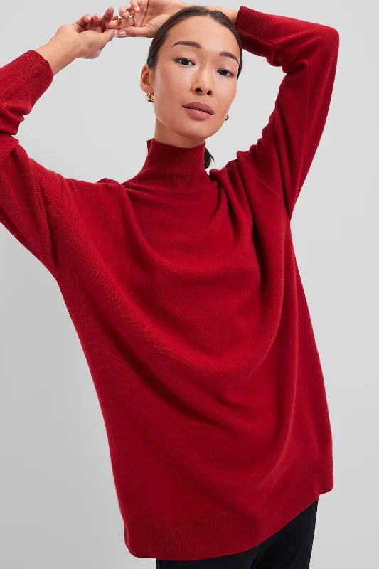 Online Exclusive Brick Zoe Oversized Turtleneck
