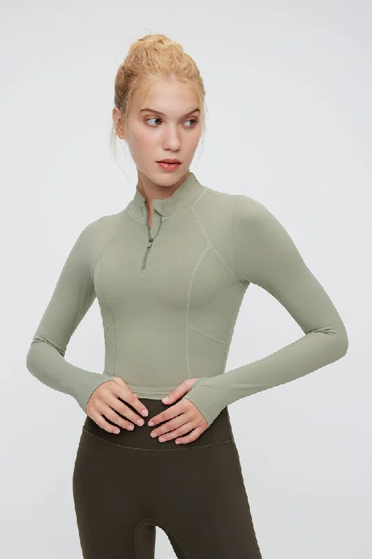 Weekend Discounts to Delight Long Sleeve Half Zip