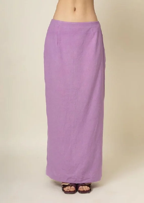 Don't Miss Out Abby Purple Skirt