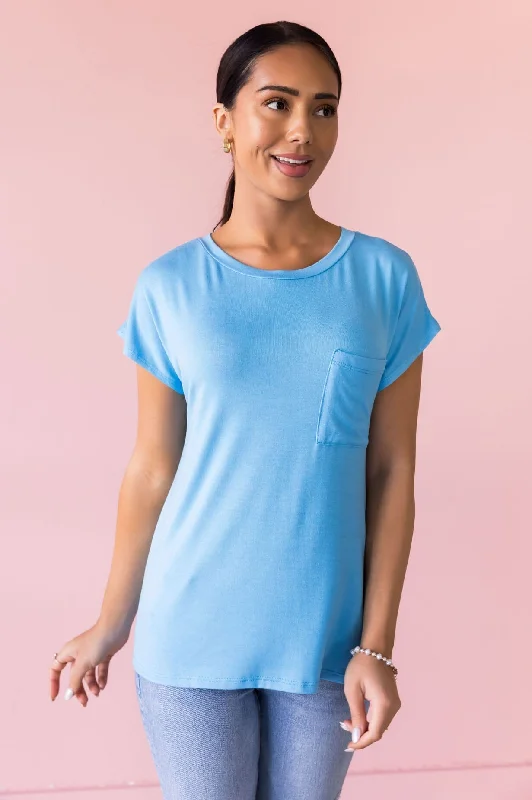 Clearance Sale Basically Beautiful Pocket Tee