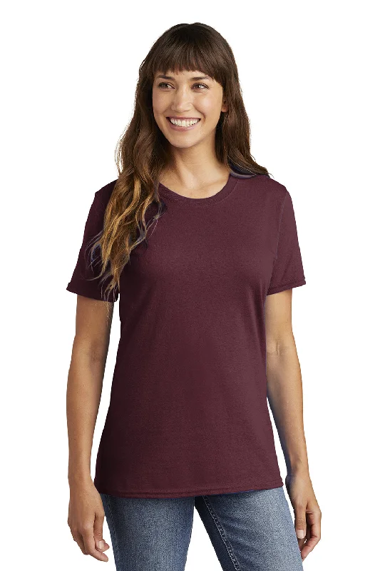 Special Price Port & Company Womens Core Short Sleeve Crewneck T-Shirt - Athletic Maroon