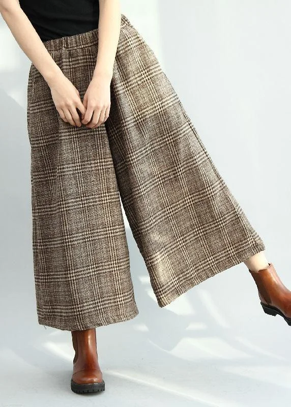 Savings Galore Stylish Khaki Loose Pockets Wide Leg Fall Casual Pants