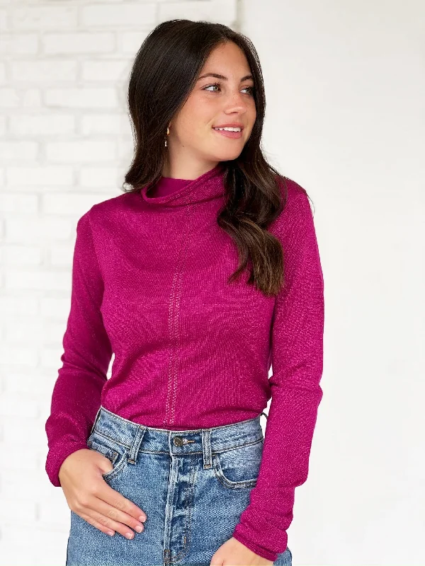 Weekend Discounts to Indulge In Whit Turtleneck Top (FINAL SALE)