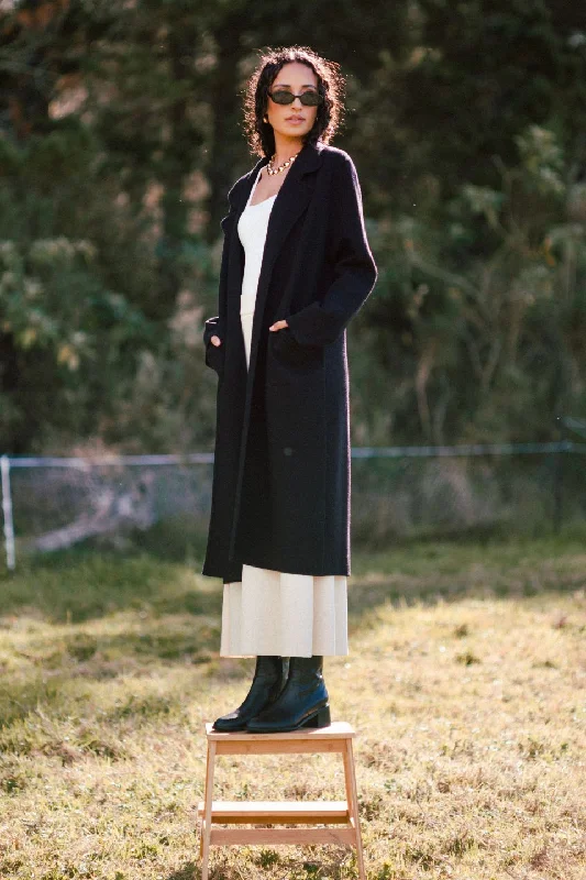 Special Price Guardian Black Knit Coat