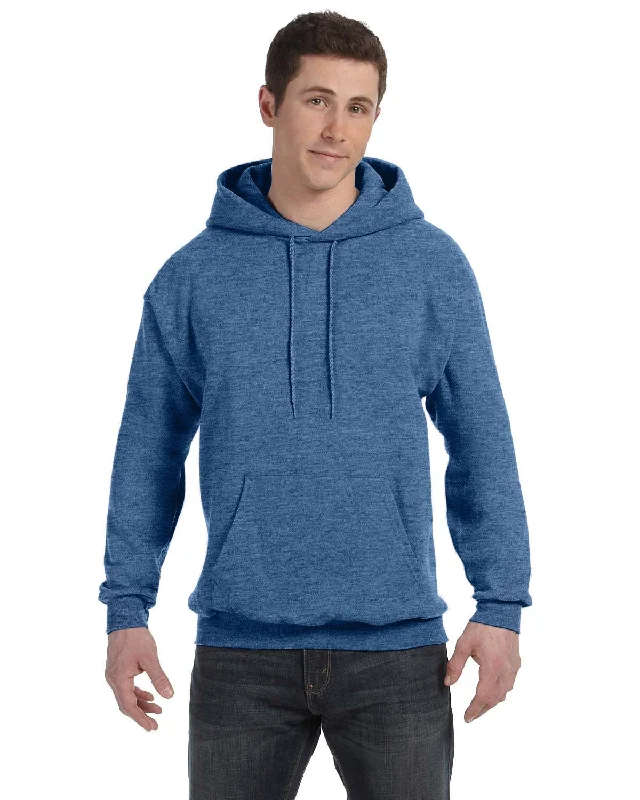 Hanes 50/50 Hoodie Sweatshirt | Heather Blue