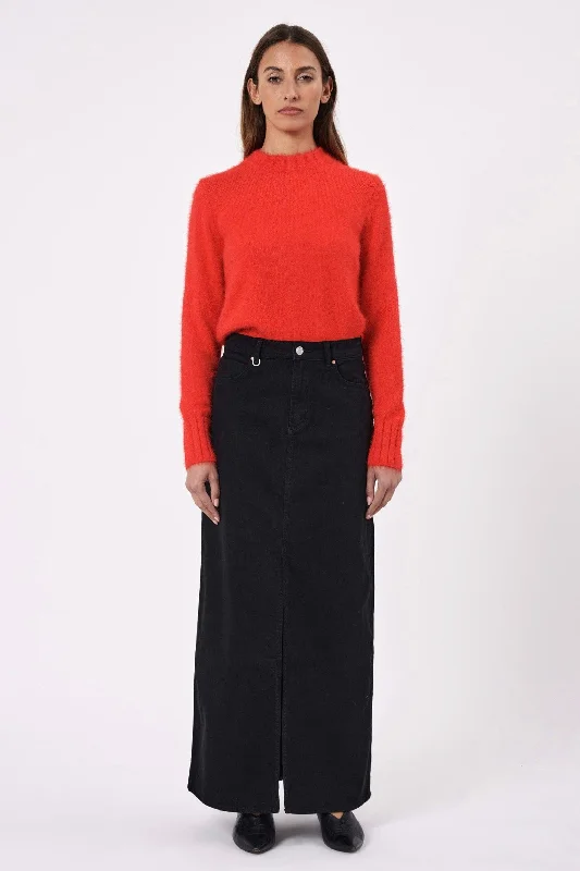Super Bargain Kate Vermillion Red Knit