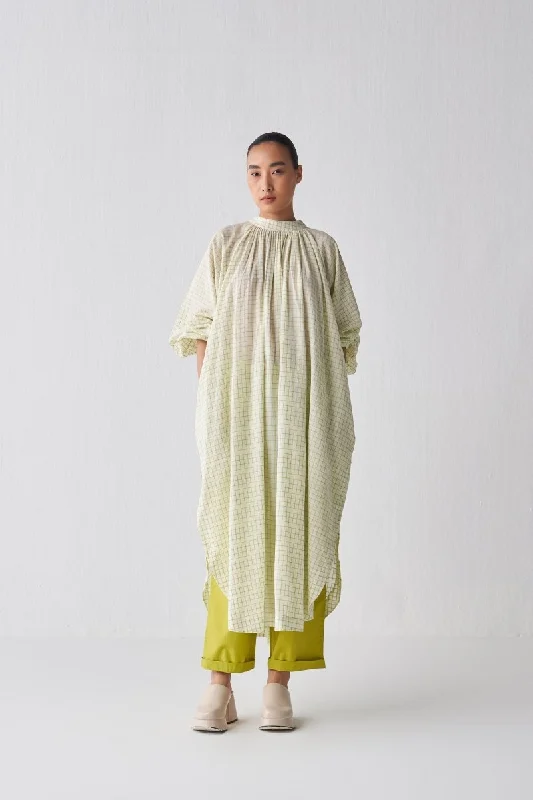 Weekend Deals That Amaze U Hem Tunic - Lime Check