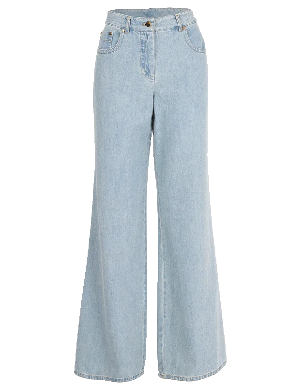 Special Offer Wide Leg Denim Pant