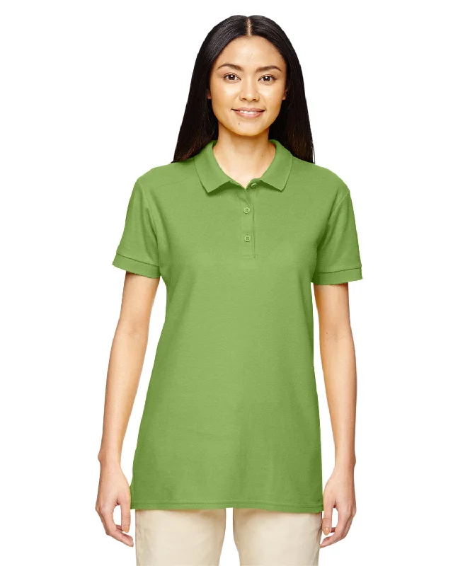 Gildan Premium Cotton Ladies Double Pique Polo Shirt | Kiwi