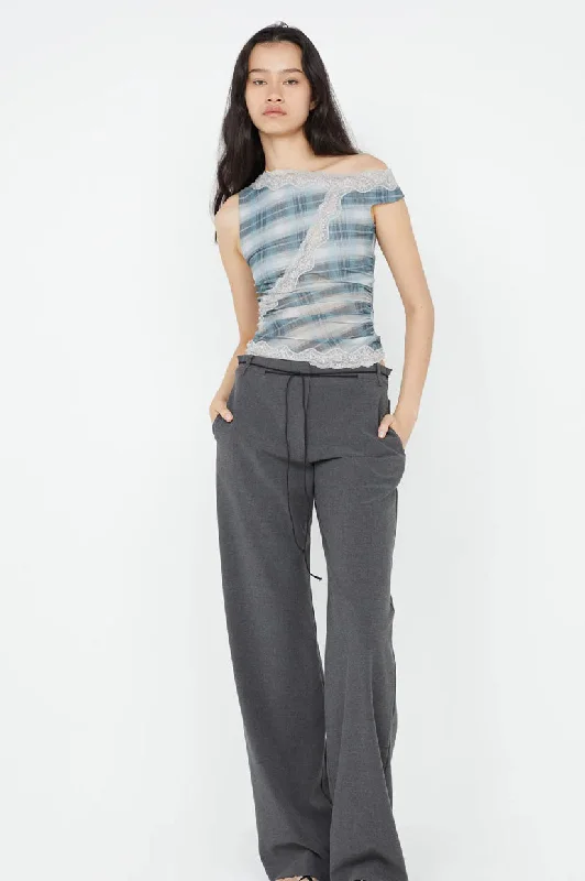 Weekend Deals That Impress Bec & Bridge Seanna Asym Top - Storm Check