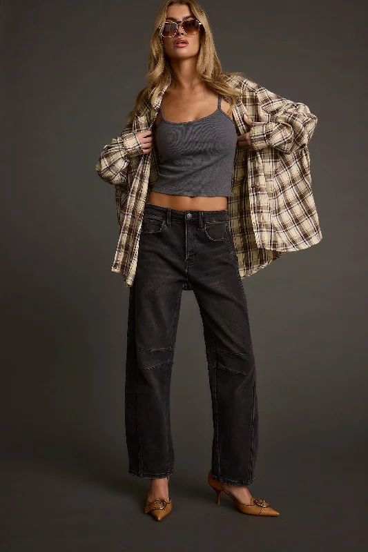 Daily Specials Williamsburg Beige Plaid Flannel