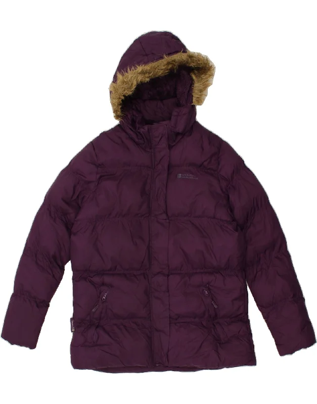 Instant Discount MOUNTAIN WAREHOUSE Womens Hooded Padded Coat UK 16 Large Purple Polyester Instant Discount MOUNTAIN WAREHOUSE Womens Hooded Padded Coat UK 16 Large Purple Polyester