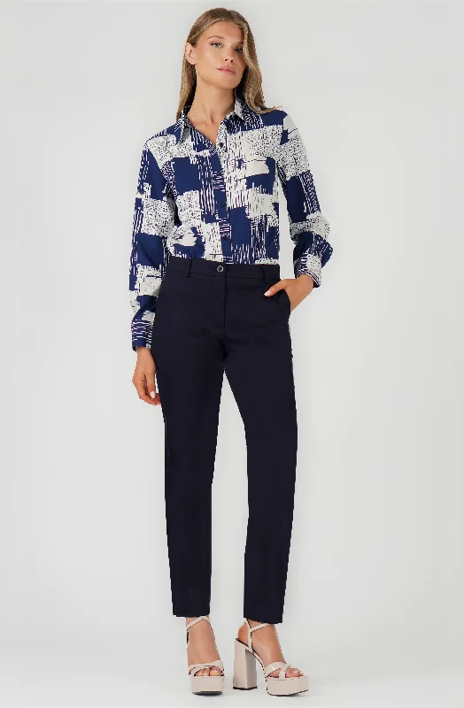 Price Reduction Printed Long Sleeve Blouse