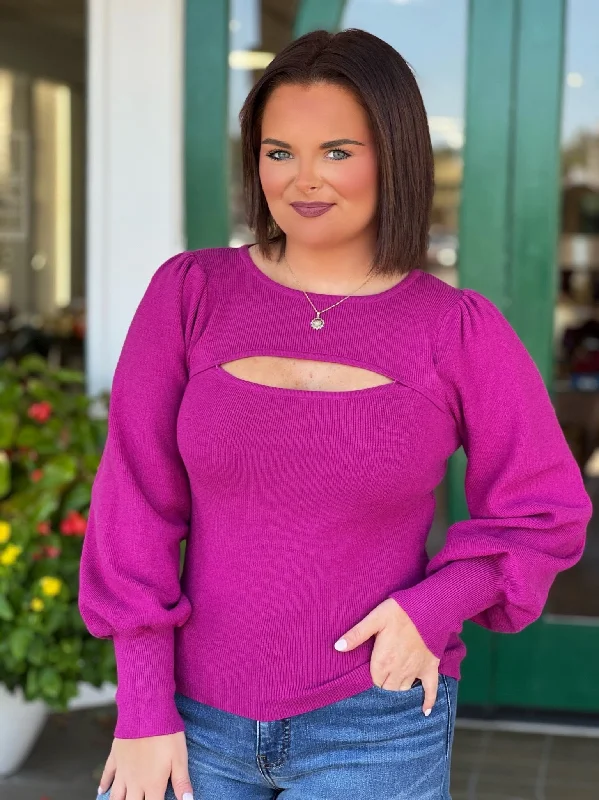 Weekend Deals That Dazzle Libby Cutout Sweater (FINAL SALE)