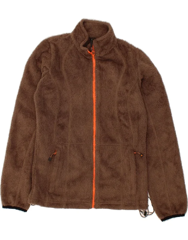 Value Deals IGUANA Womens Fleece Jacket EU 38 Medium Brown Polyester