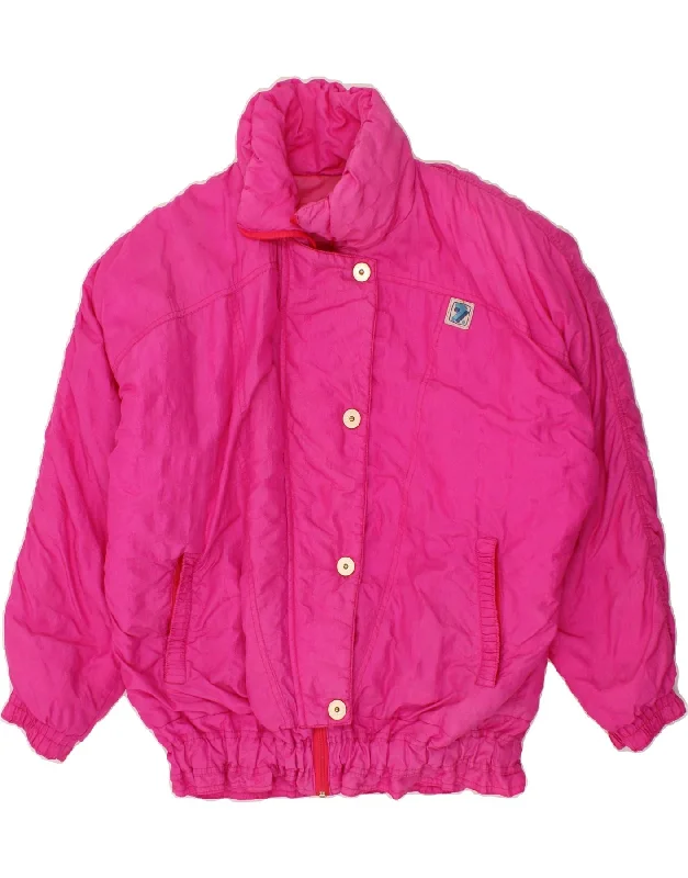 Limited Quantity VINTAGE Womens Loose Fit Padded Jacket UK 18 XL Pink