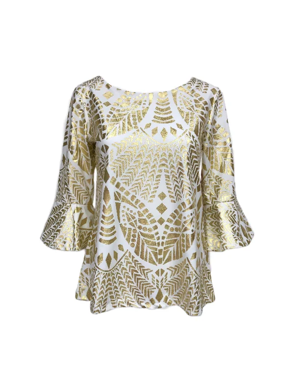 Crazy Deals Flirty Top Gold Tribal