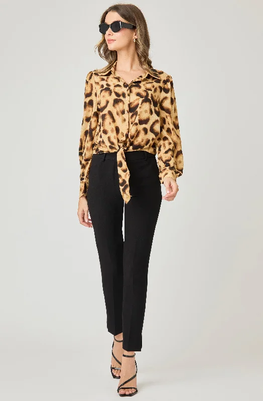Weekend Specials You Can't Miss Leopard Printed Blouse