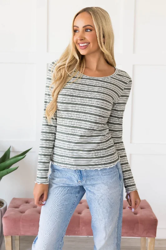 Quick Sale Beauty In Dreams Ribbed Top