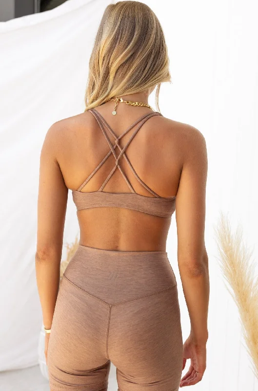 Weekend Discounts to Savor Align Bralette - Nutmeg Marl