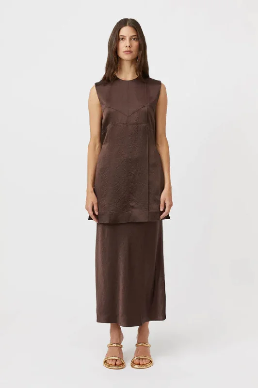 Weekend Savings Sensation Camilla & Marc Myah Top - Chocolate