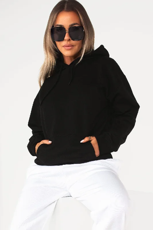 Steals and Deals Toni Black Oversized Hoodie
