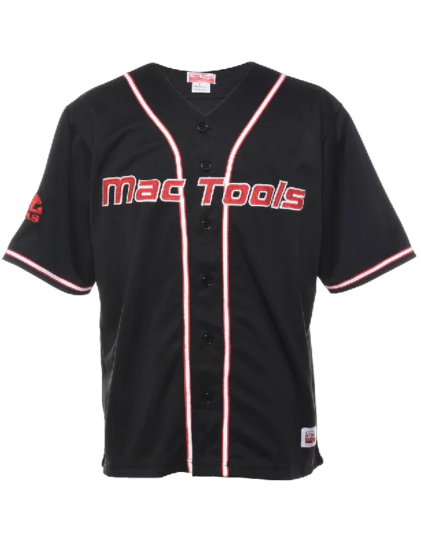 Embroidered Mac Tools Black & Red Jersey  - L