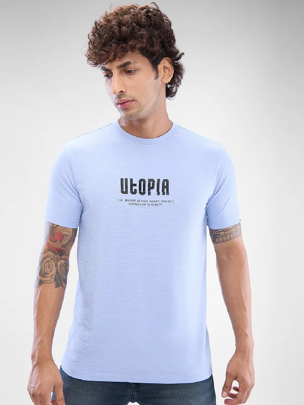 SPYKAR Men Typography Printed Slim Fit T-shirt