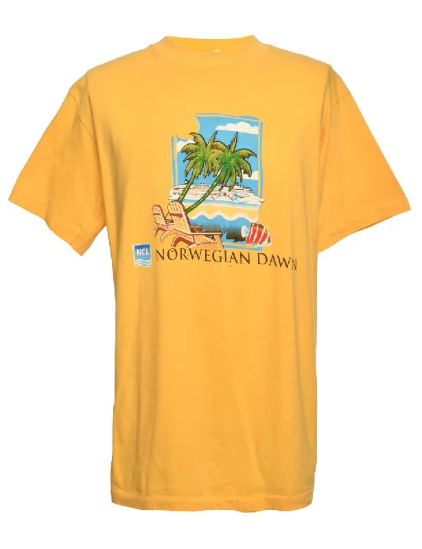 Norwegian Dawn Printed T-shirt - L