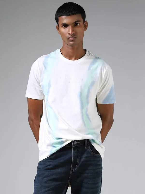 Nuon Plain Multi-coloured Cotton T-Shirt